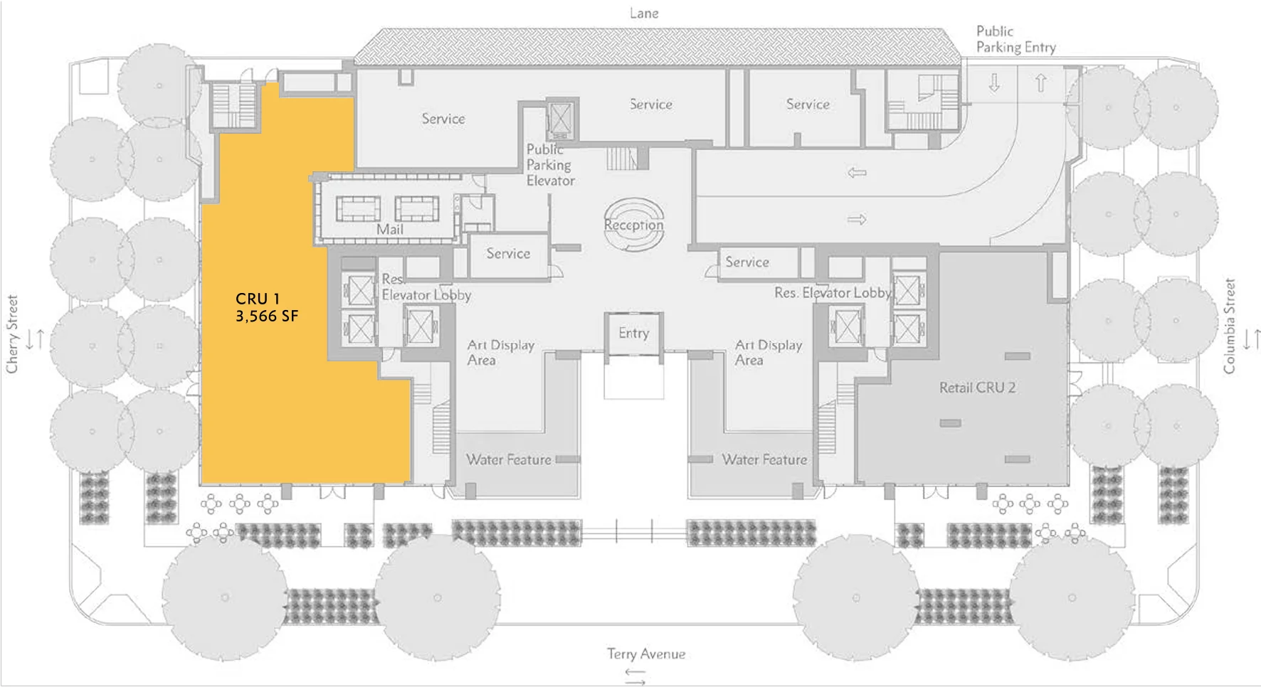 retail spaces